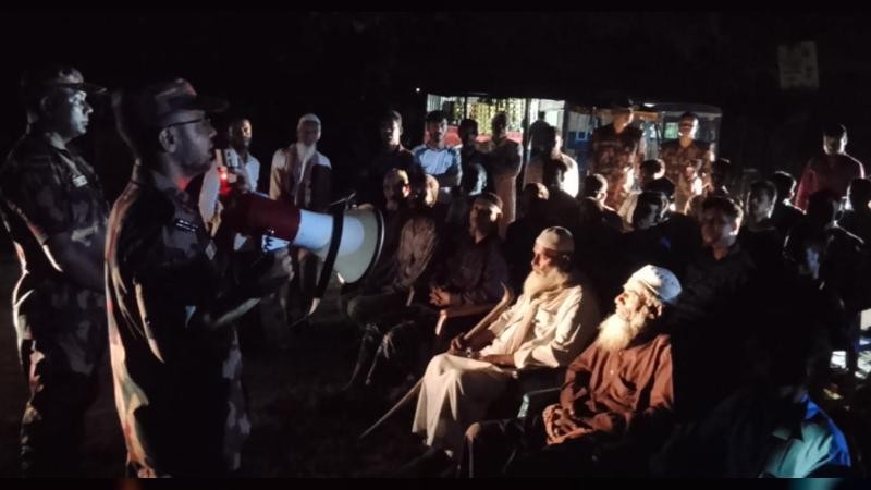 সুনামগঞ্জ সীমান্তে চোরাচালান, পুশইন প্রতিরোধে জনসচেতনতামূলক সভা